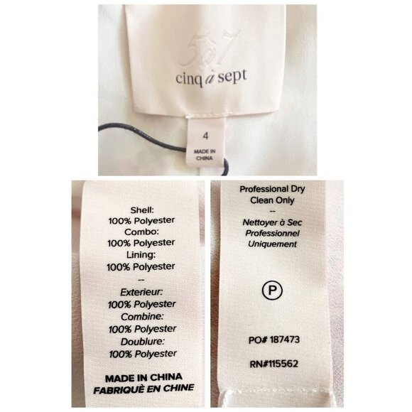 Cinq A Sept Jessica Floral Midi dress, size 4, New with tag, pink multi - Picture 7 of 16